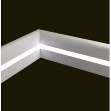 Плинтус под покраску с подсветкой PN 050 LED